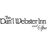 Black text on a white background reads “The Dan’l Webster Inn and Spa” in a combination of bold and elegant cursive fonts.
